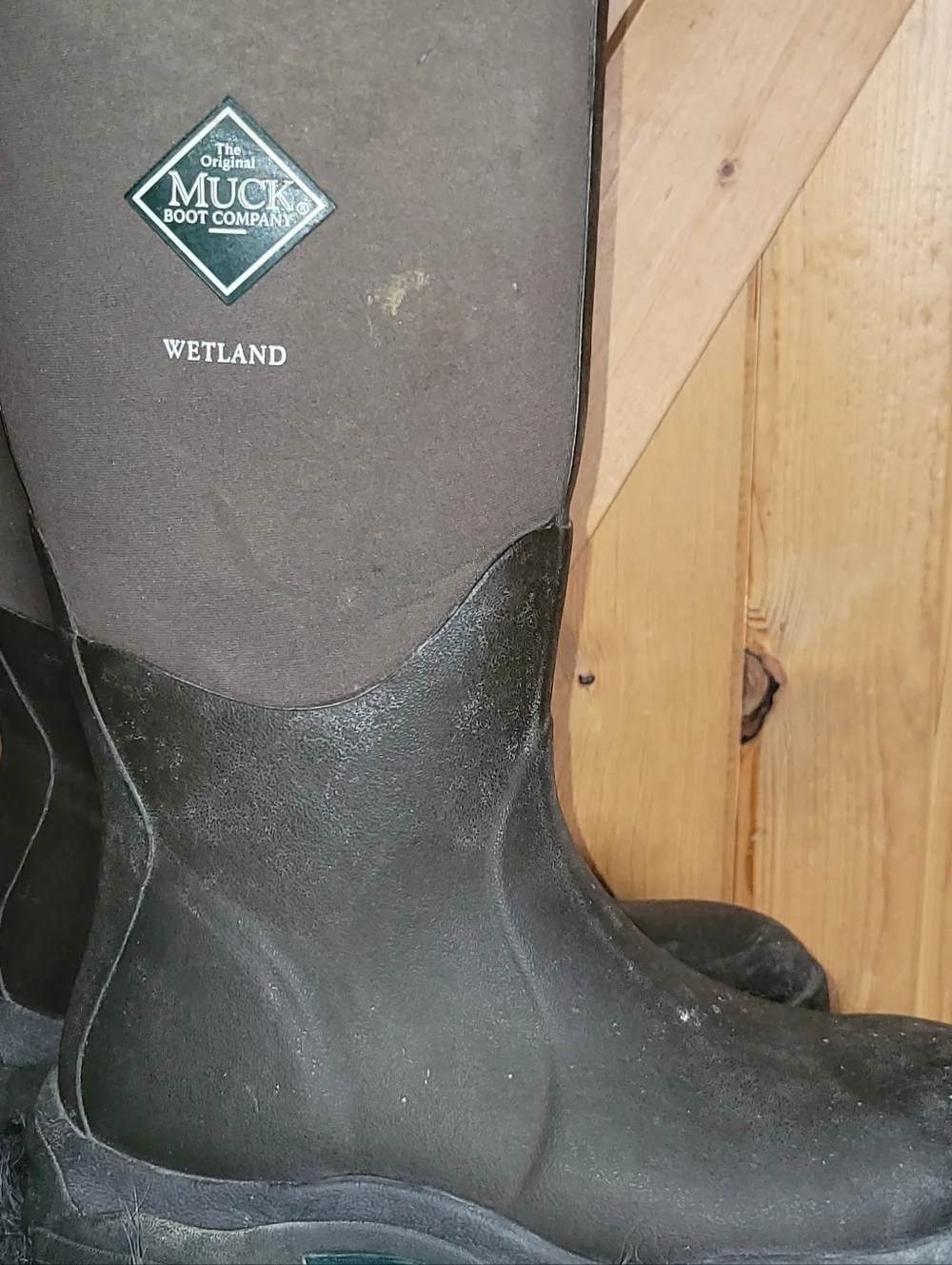 Muck Boot Company Wetland Tall Brown/ Rubber Boots Womens Size 7 - Picture 10 of 10